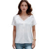 European and American casual simple top fashionable lace shirt for women